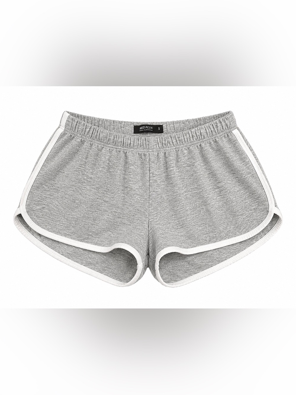 WHITE AND GRAY CLASSIC RED FOX SHORTS